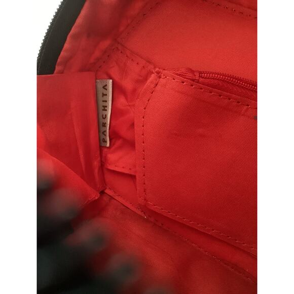 Parchita Petite Hexagon Crossbody Bag Neutral Python Chain Strap Neutral Mini - Picture 8 of 10